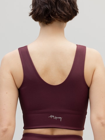 Hey Honey Bustier Sport-BH in Rot