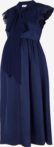 Robe-chemise 'Lia' MAMALICIOUS en bleu : devant