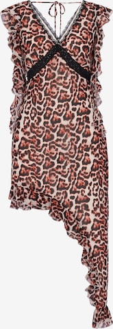 faina Dress in Red: front