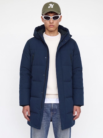 JACK & JONES Зимнее пальто 'JJEBecks' в Синий: спереди