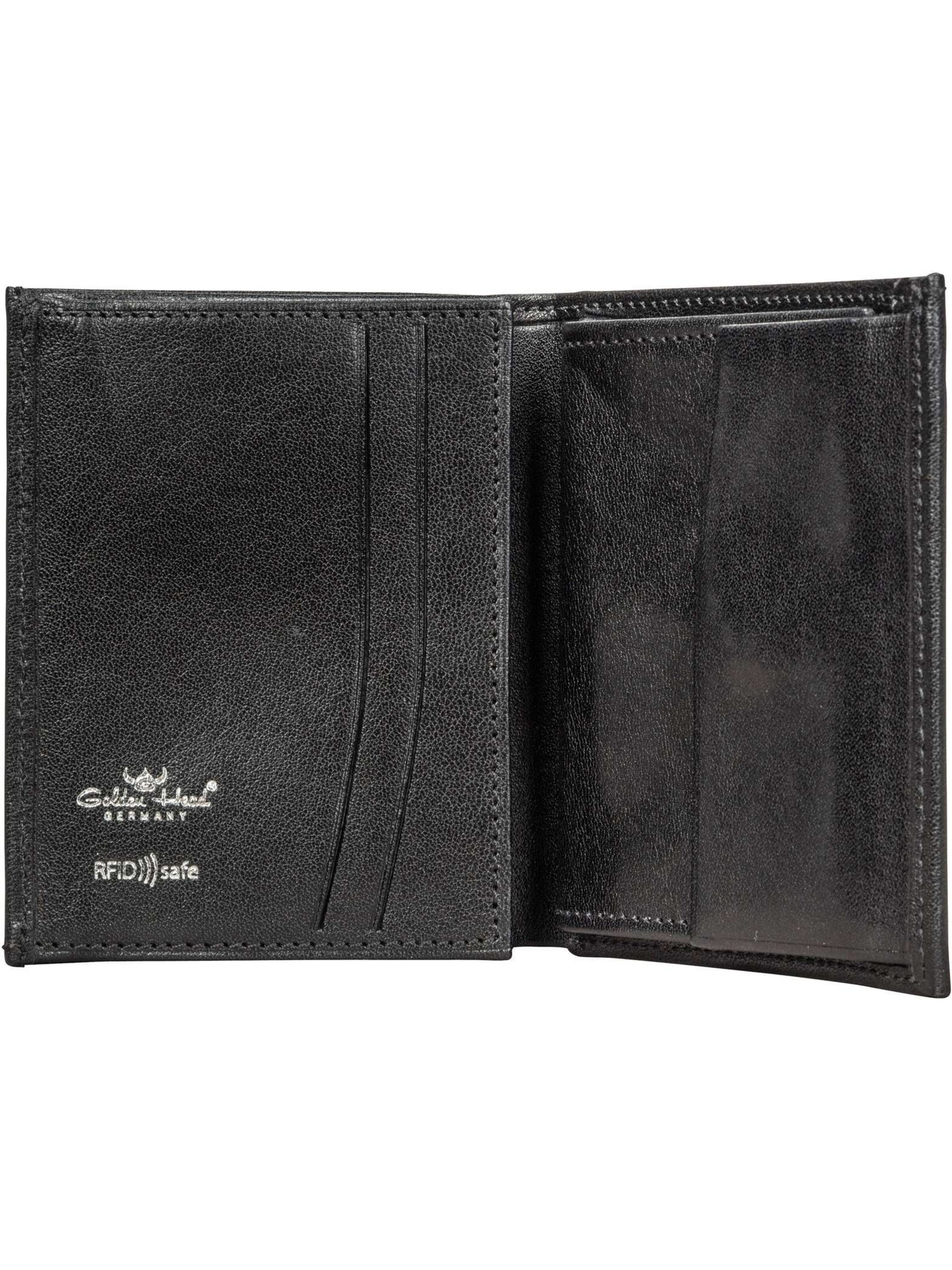 Portamonete di GOLDEN HEAD in nero