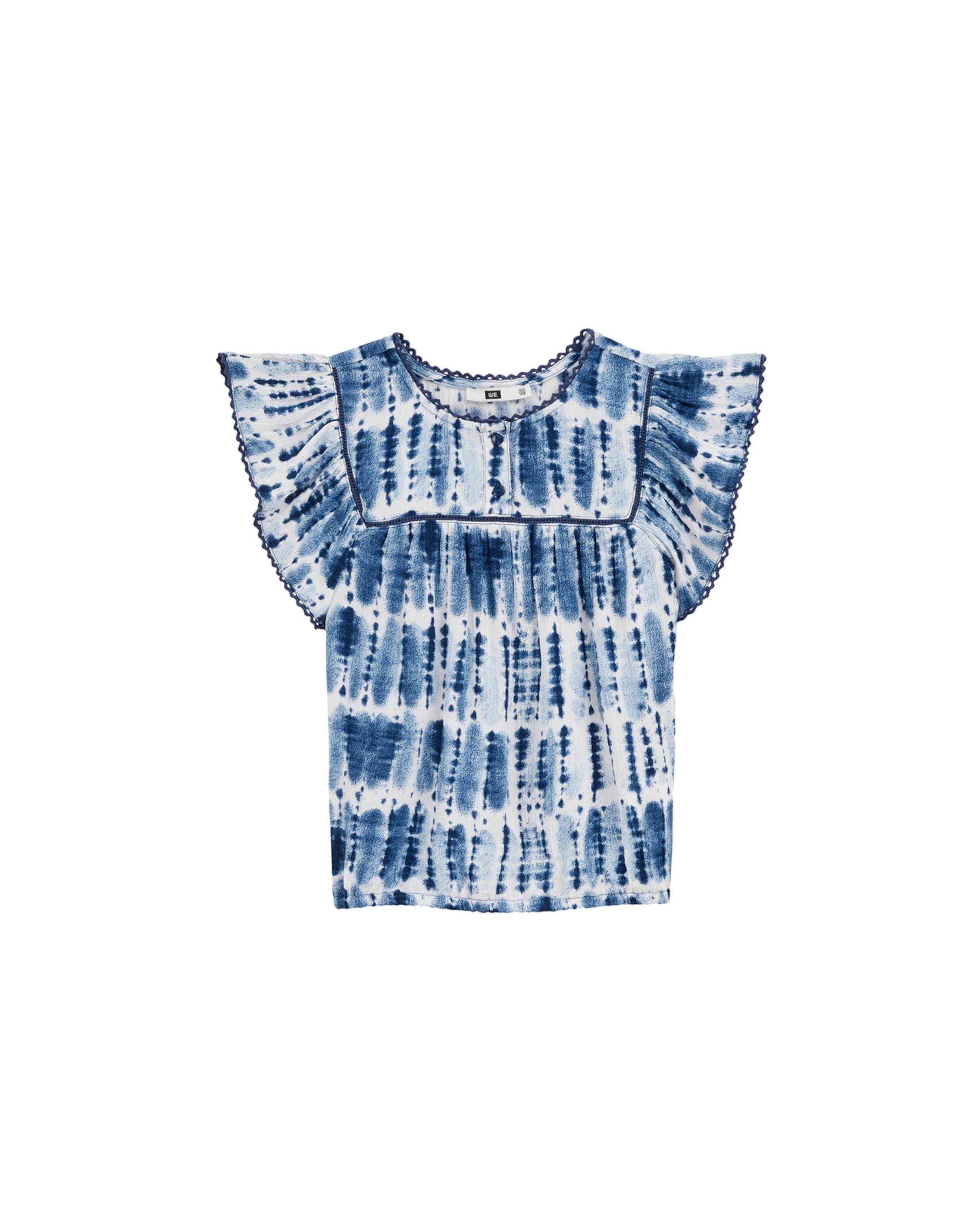 Bluză de la WE Fashion pe albastru: față