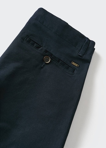 MANGO TEEN Regular Pants in Blue