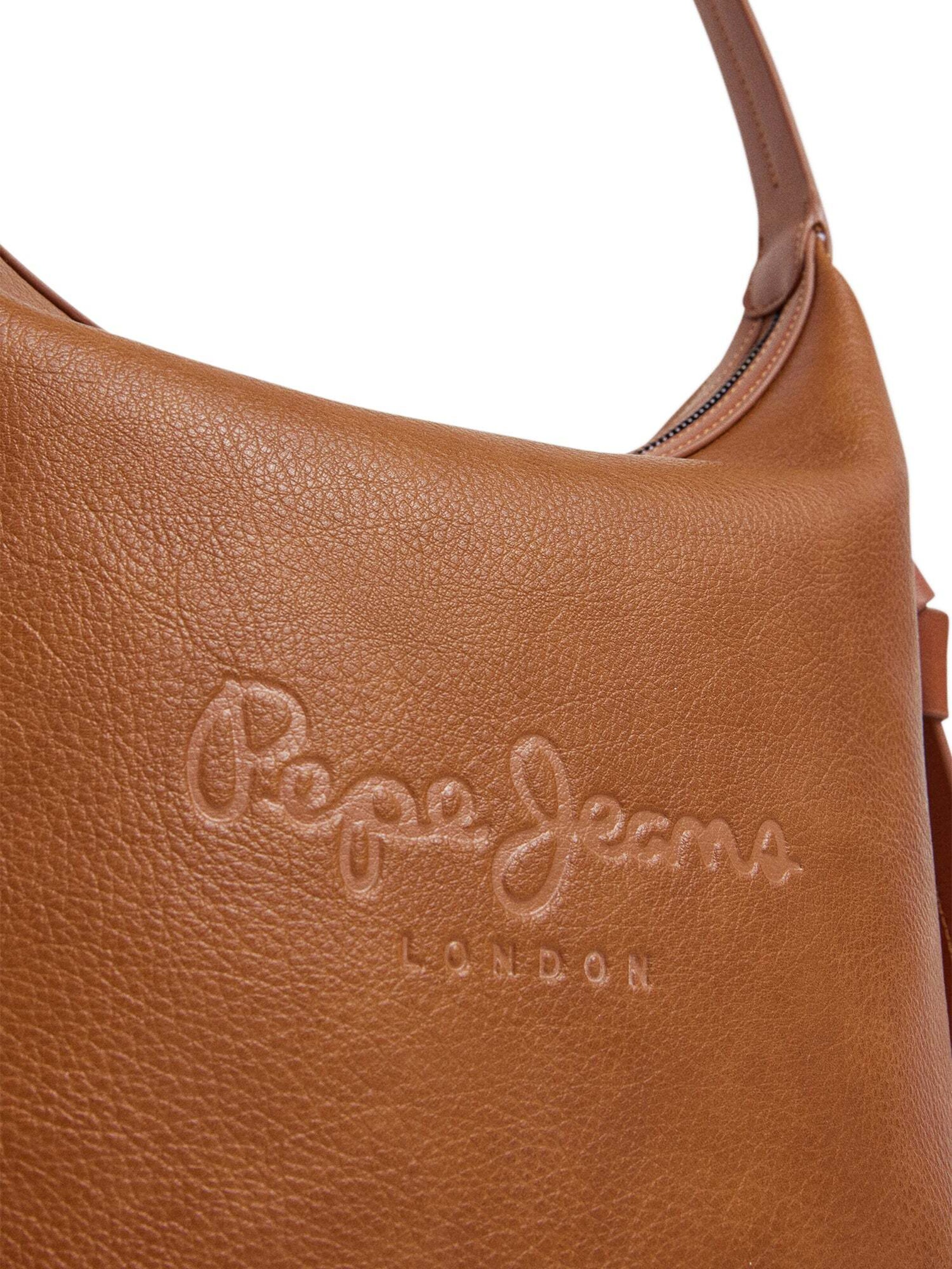 Borsa a spalla di Pepe Jeans in marrone