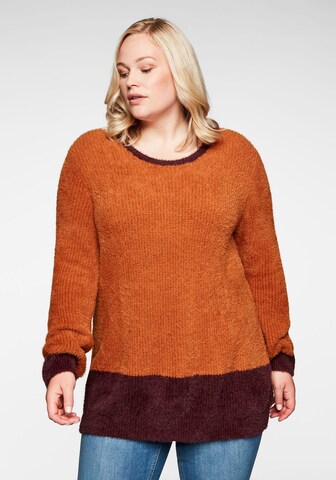 SHEEGO Pullover in Braun: predná strana