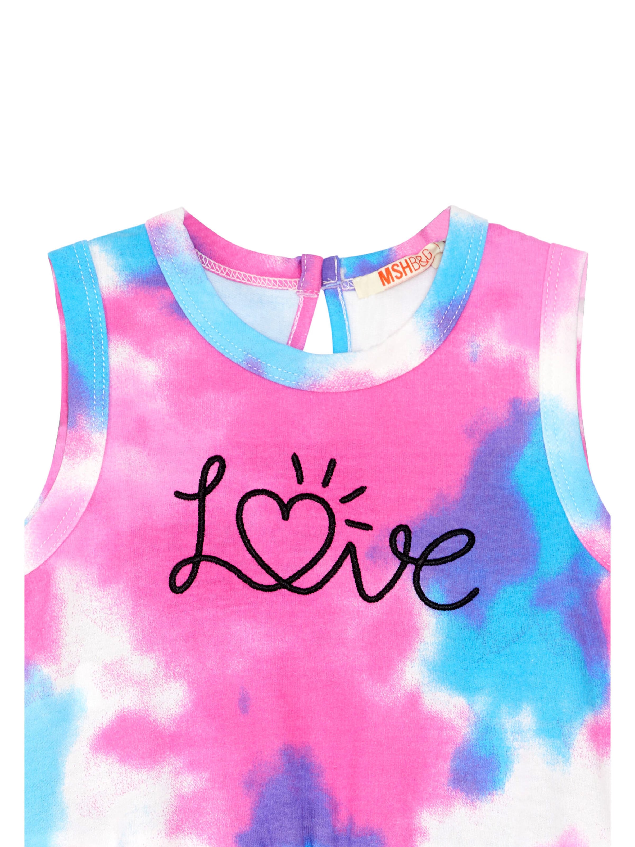 Denokids Kleid 'Tie-Dye Love' in Mischfarben