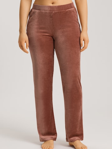 Hanro Regular Workout Pants ' Favourites ' in Bronze: front