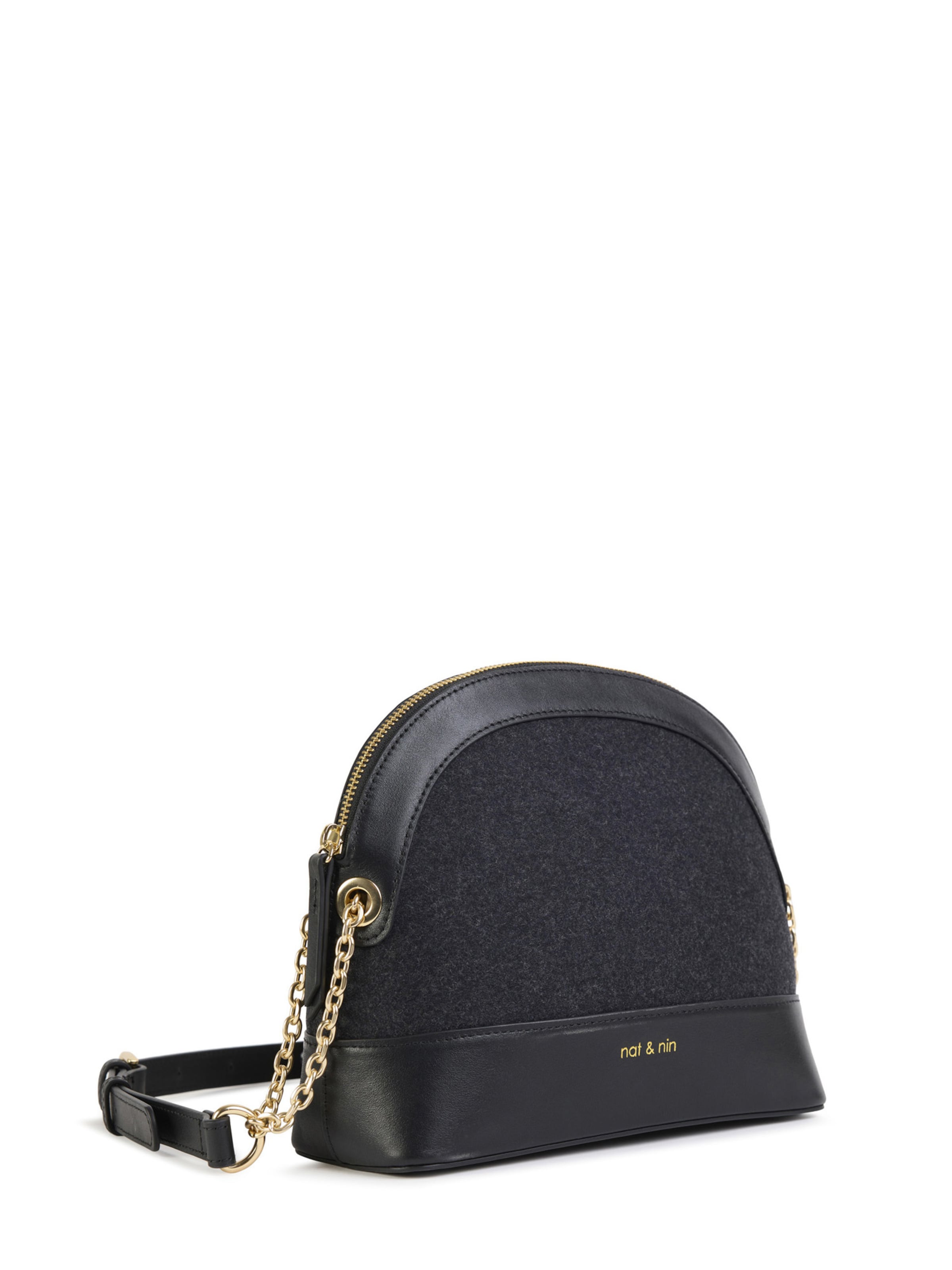 Sac à bandoulière 'JULIET LAINE' Nat&Nin en noir