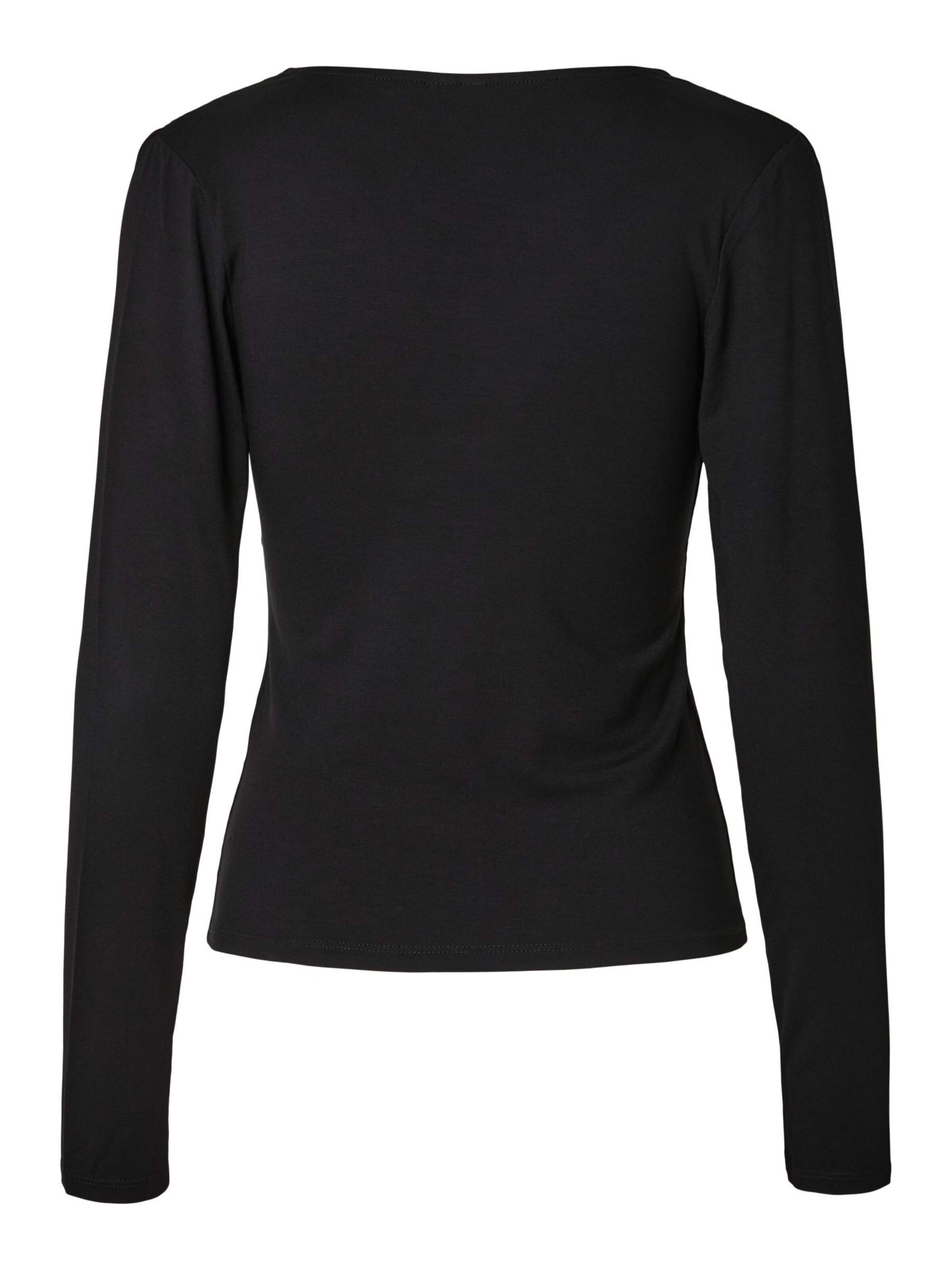 PIECES Shirt in Schwarz