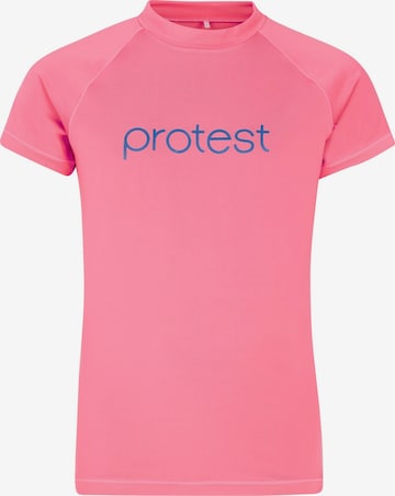 PROTEST Athletic Swimwear in Pink: front