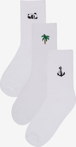 Mikon Socken in Weiß: predná strana