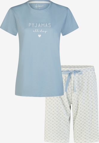 By Louise Short Pajama Set 'Capri' in Blue: front