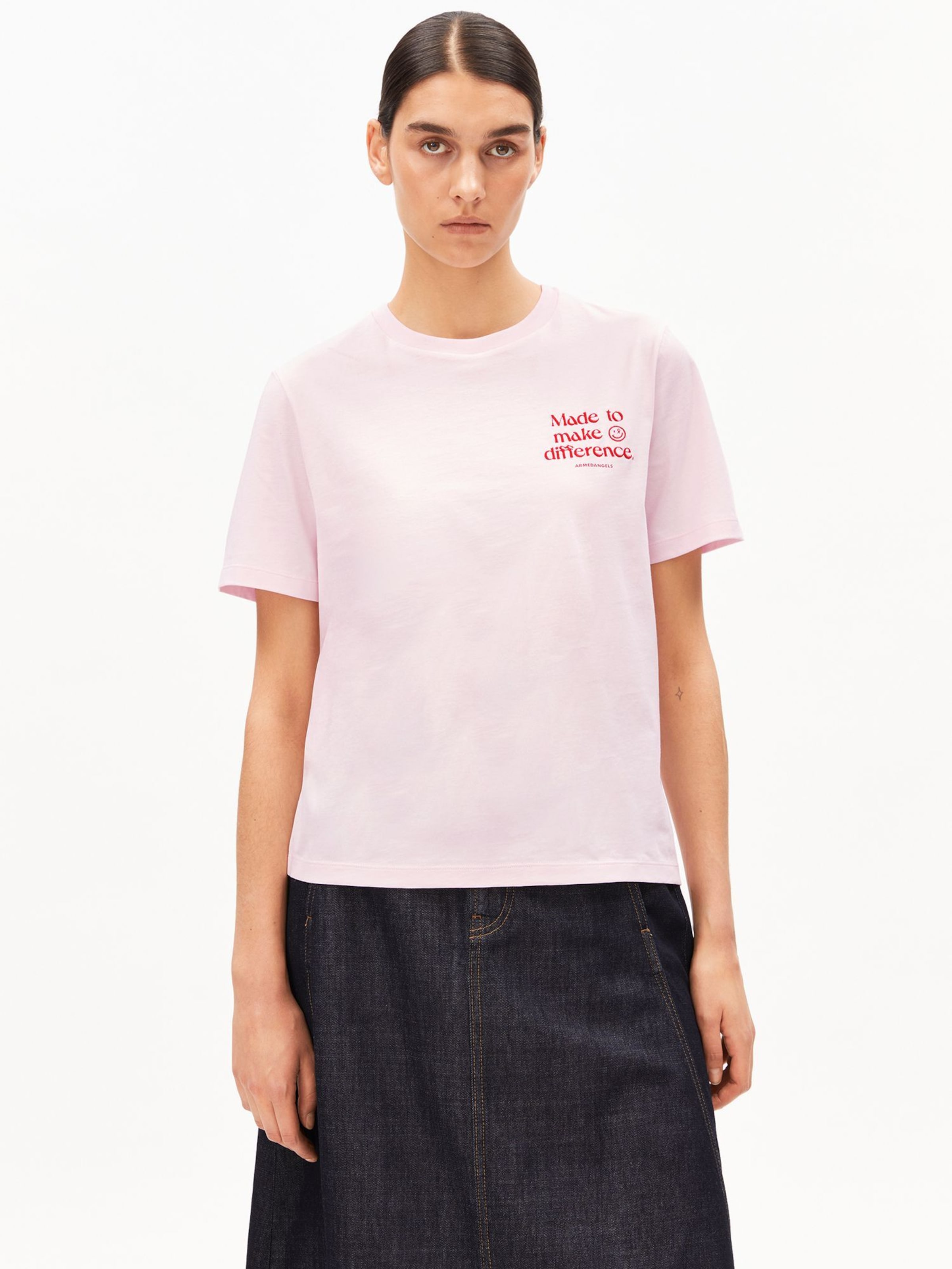 ARMEDANGELS Shirt in Pink: front