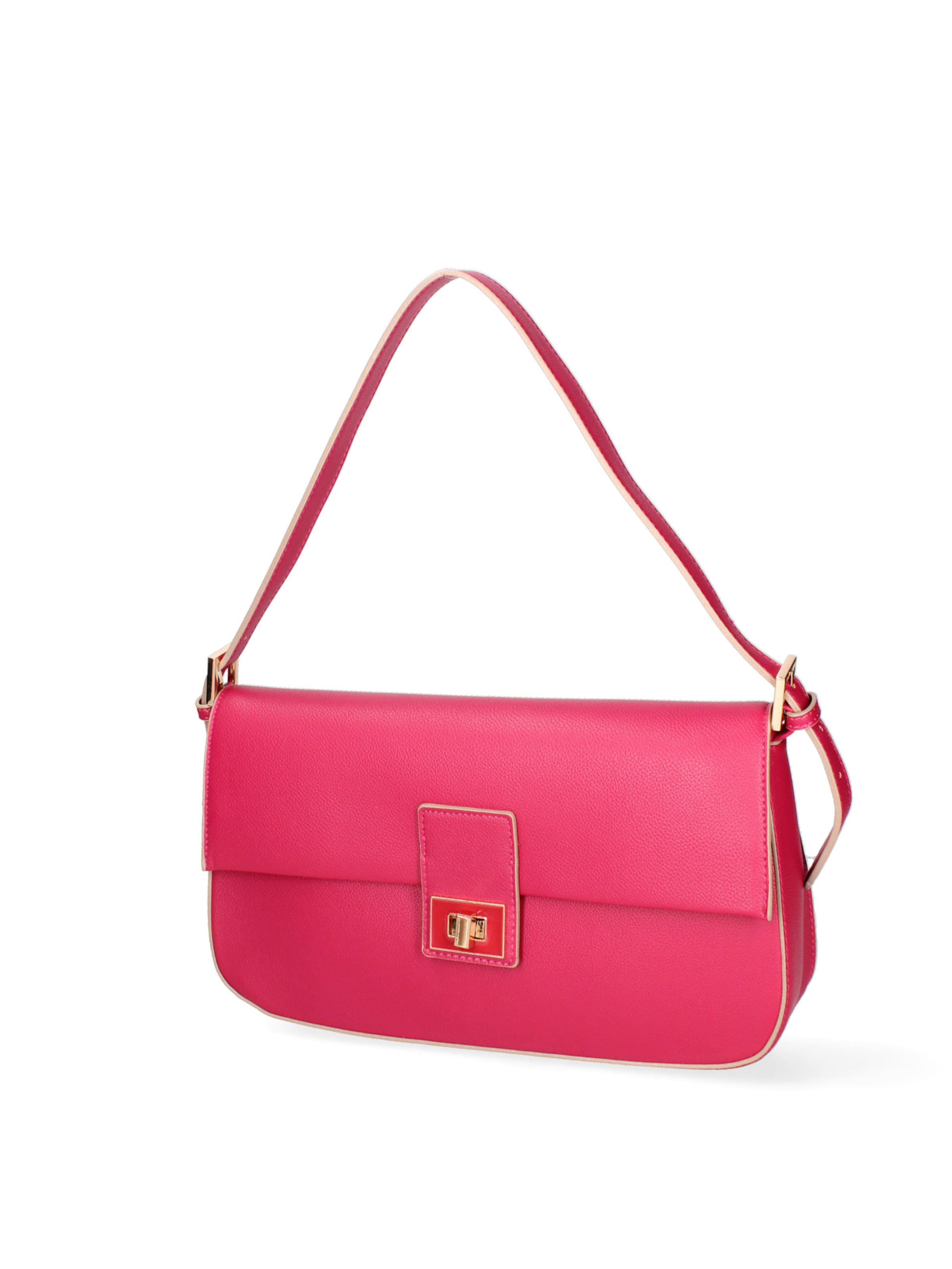Borsa a spalla 'Borsa a Spalla Donna Calliope Ecopelle - Chiusura Girello' di Diana&Co. in rosa