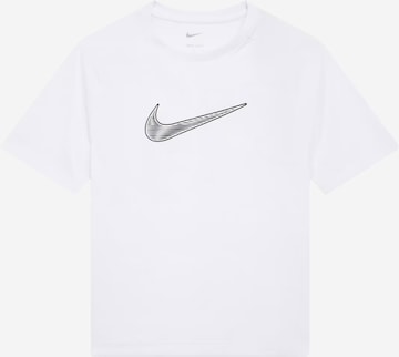 NIKE Funkcionális felső - fehér: elől