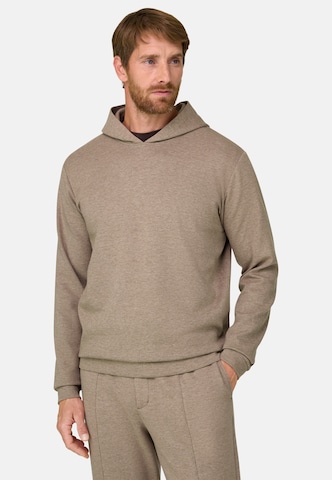 Sweat-shirt Boggi Milano en marron : devant
