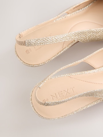 Escarpins à bride arrière 'Forever Comfort' Next en or