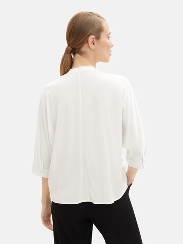 TOM TAILOR - Blusa en blanco