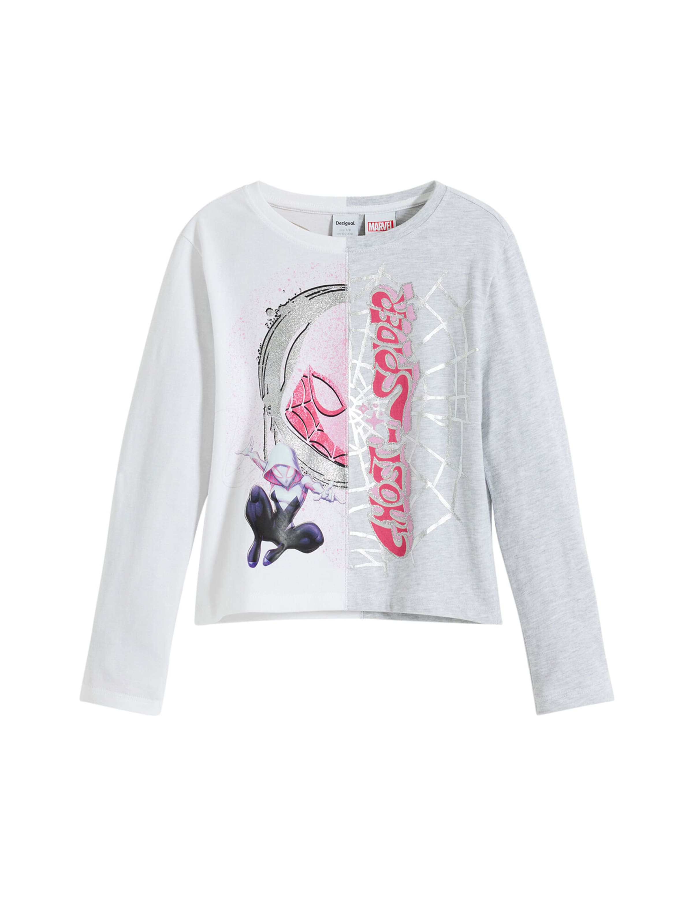 balts Desigual T-Krekls: no priekšpuses