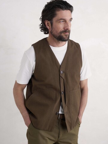 Gilet 'Metern' di Seasalt Cornwall in marrone: frontale