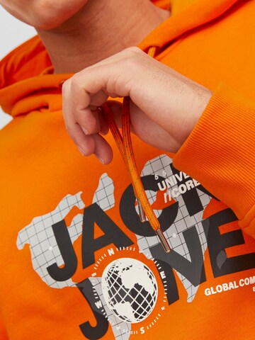 JACK & JONES Μπλούζα φούτερ 'DUST' σε πορτοκαλί