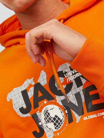 JACK & JONES Μπλούζα φούτερ 'DUST' σε πορτοκαλί