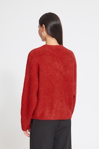 ICHI Strickjacke in Rot