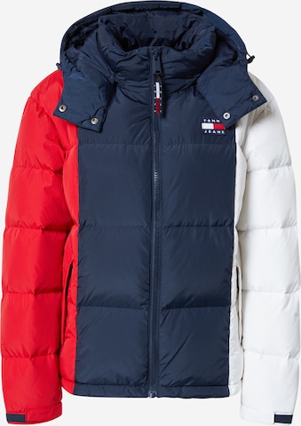 Tommy Jeans Winterjas 'Alaska' in Blauw: voorkant