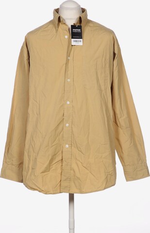 BURLINGTON Button Up Shirt in XL in Beige: front