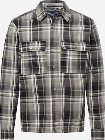 Only & Sons Regular fit Button Up Shirt 'JOSH' in Grey: front