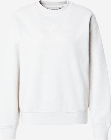 Calvin Klein Jeans Mikina – šedá: přední strana