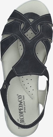 Arcopedico Sandalen met riem in Zwart