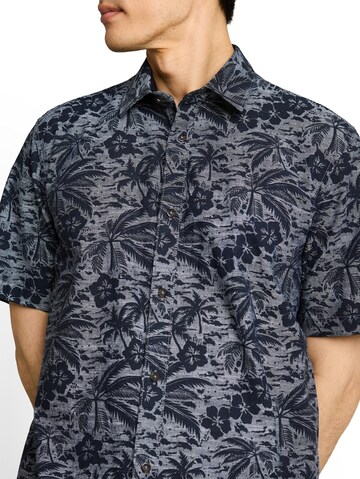 TOM TAILOR Regular fit Overhemd in Blauw