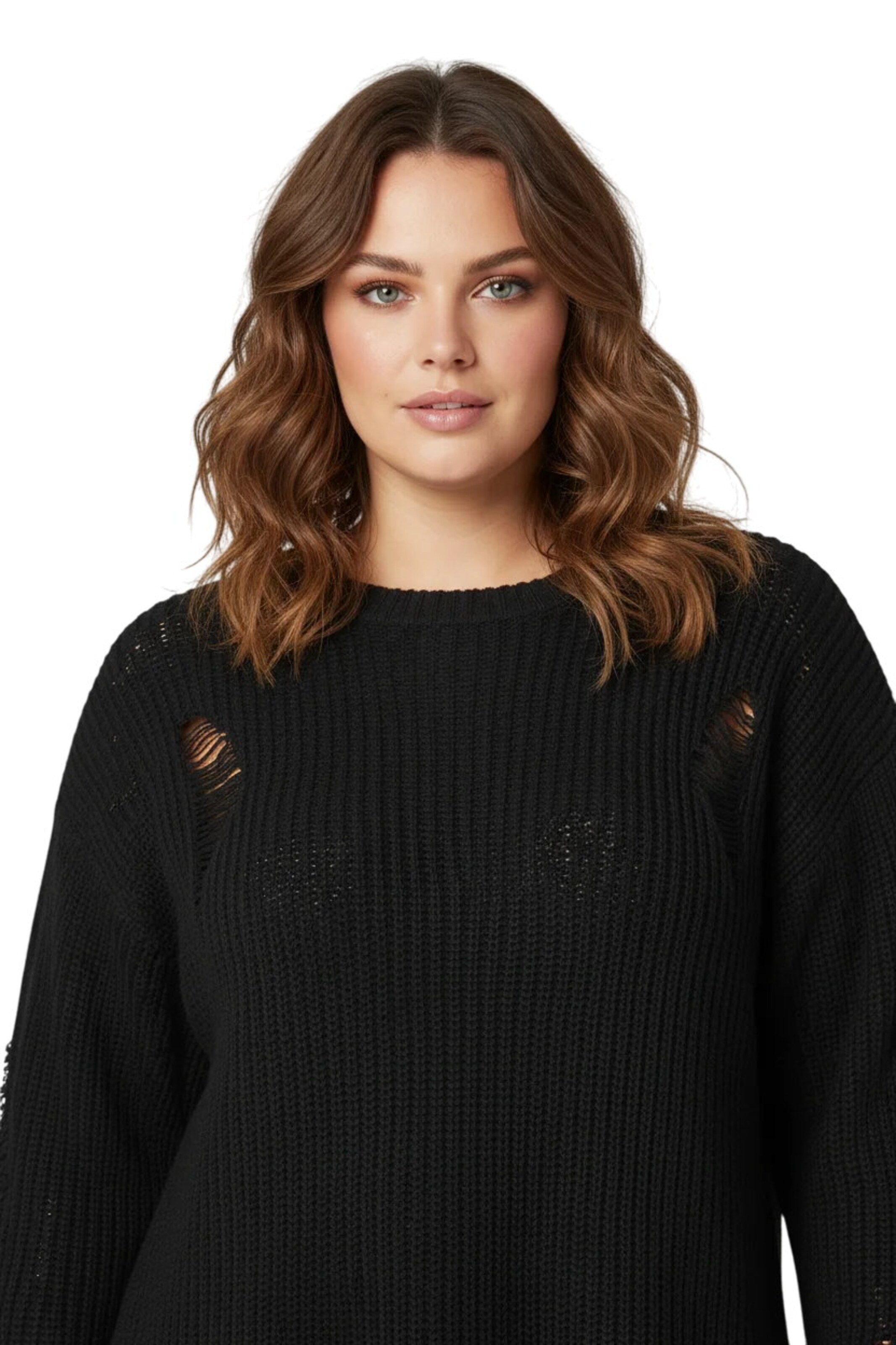 Shape Of You Pullover in Schwarz