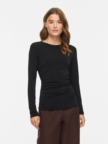 VILA Shirts 'LYSERA' i sort: forside