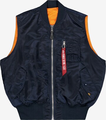 mėlyna ALPHA INDUSTRIES Liemenė: priekis