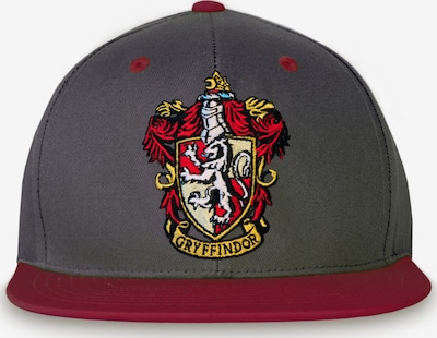 LOGOSHIRT Snapback Cap 'Harry Potter – Gryffindor' in 48-54 in grau / rot, Produktansicht