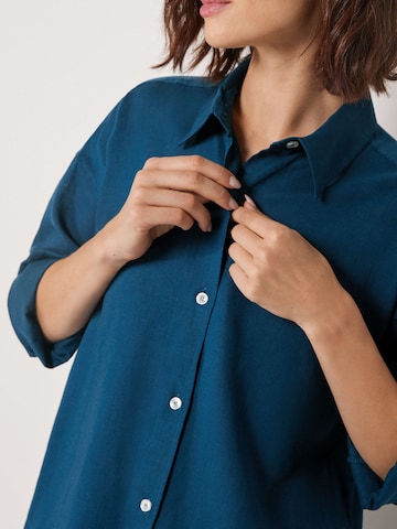 CALZEDONIA Bluse in Blau