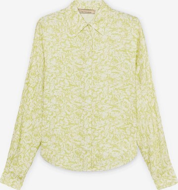 Trussardi - Blusa en verde: frente