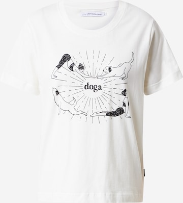 DEDICATED. Shirt 'Mysen Doga' in White: front