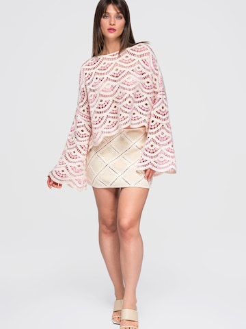 Ombre Blouse in Roze