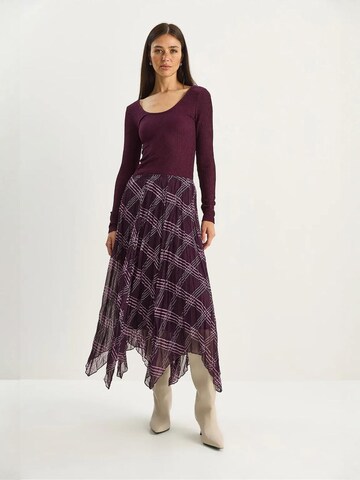 Gonna di Bianco Lucci in lilla