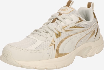 Sportbačiai be auliuko 'Milenio' iš PUMA, spalva – nebalintos drobės spalva / Auksas, Prekių apžvalga