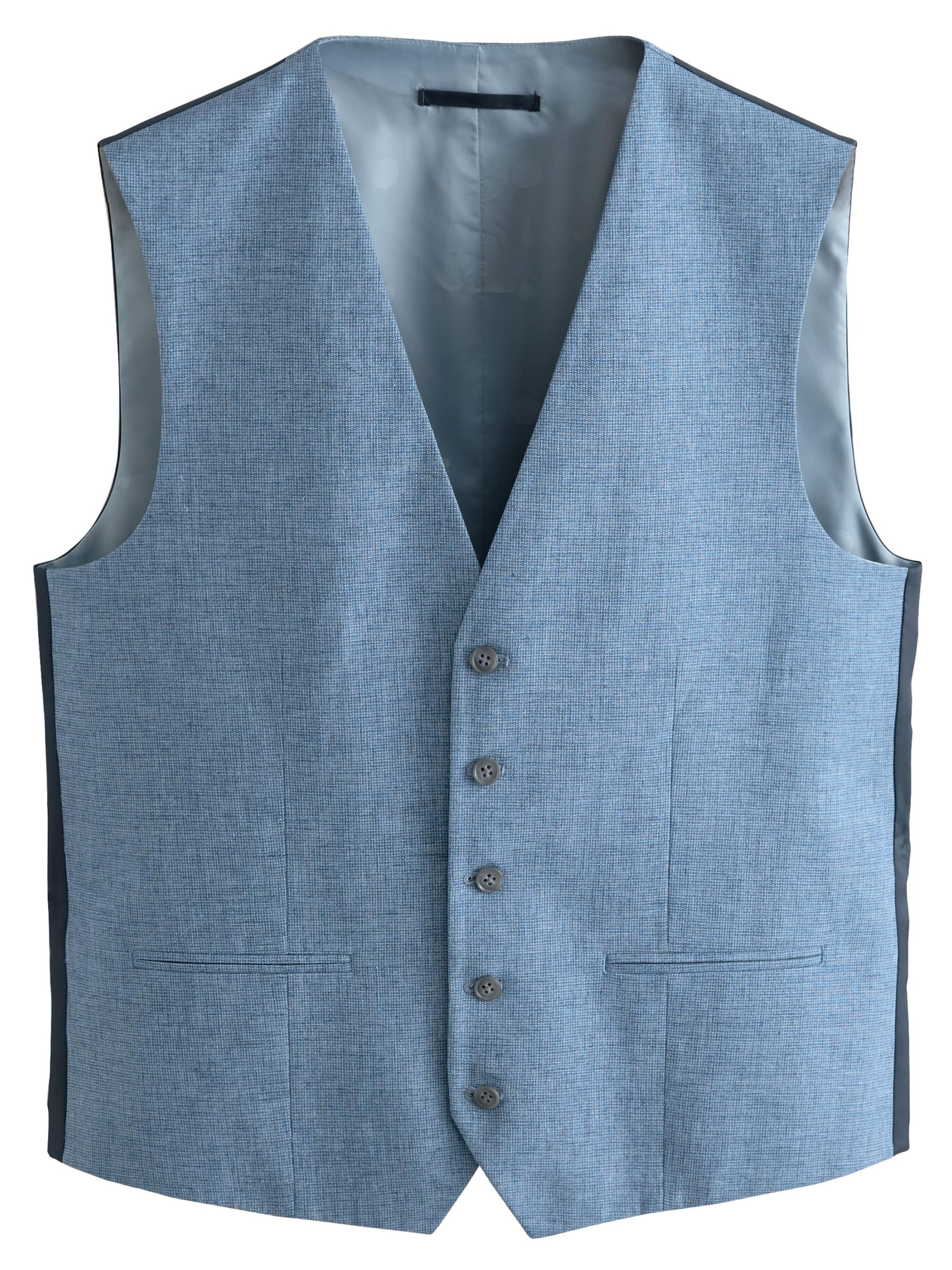 Next Kostymväst i blå: framsida