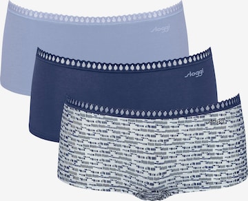 SLOGGI Panty ' Blue GO Crush ' in Blue: front