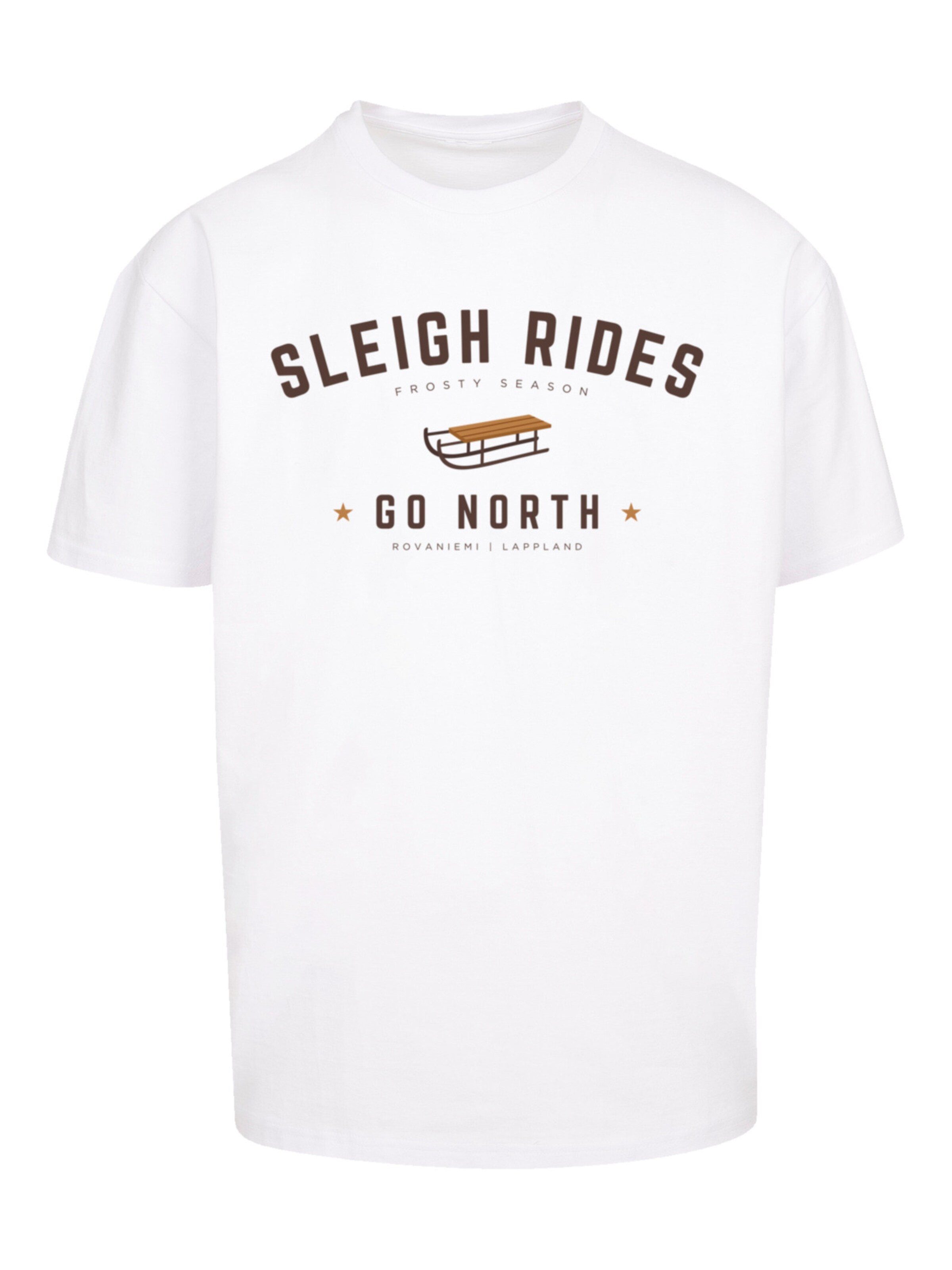 F4NT4STIC Shirt in Wit: voorkant