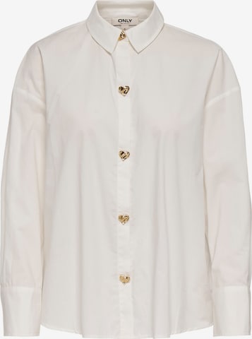 ONLY - Blusa 'ONLKiri' en blanco: frente