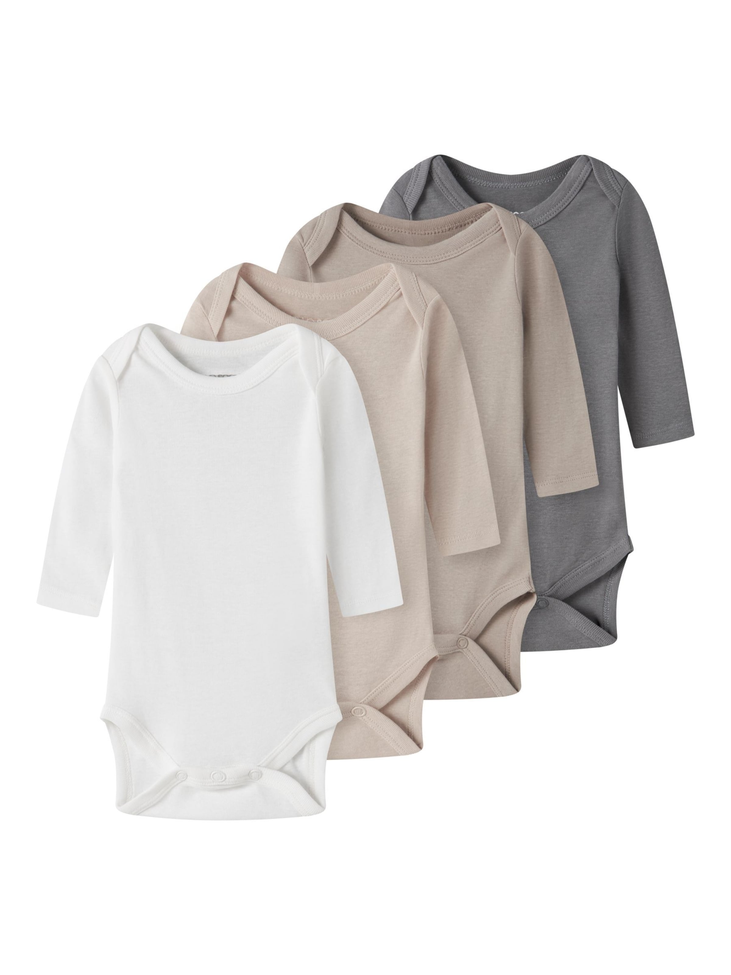 Barboteuse / body TWO SOON en gris : devant