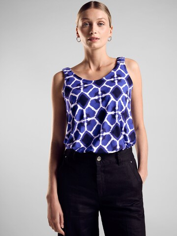 STREET ONE - Top en azul: frente