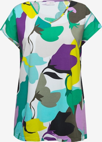 T-shirt oversize MIAMODA en mélange de couleurs : devant